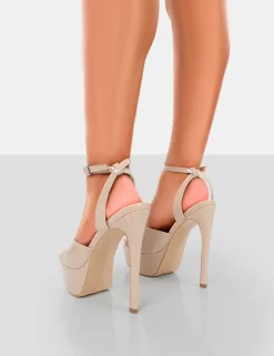 Best Just Kidding Patent Platform High Heels 6" Heels | Platform Heels