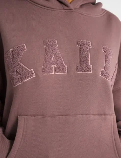 Fashion Kaiia Borg Slogan Oversized Hoodie Sculpt & Leisure | Kaiia The Label