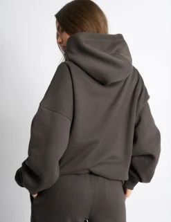 Flash Sale Kaiia Borg Slogan Oversized Hoodie Sculpt & Leisure | Kaiia The Label