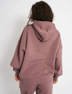 Fashion Kaiia Borg Slogan Oversized Hoodie Sculpt & Leisure | Kaiia The Label