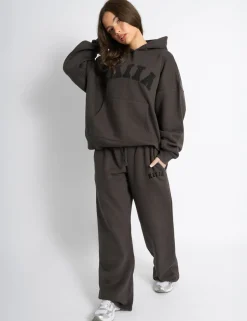 Flash Sale Kaiia Borg Slogan Oversized Hoodie Sculpt & Leisure | Kaiia The Label
