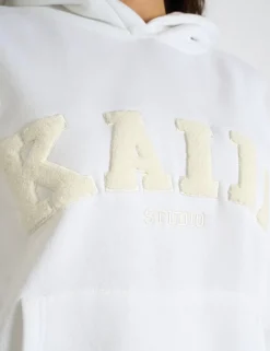 Fashion Kaiia Borg Slogan Oversized Hoodie Sculpt & Leisure | Kaiia The Label