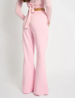 Clearance Kaiia Bow Detail Wide Leg Joggers Sculpt & Leisure | Kaiia The Label