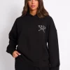 Flash Sale Kaiia Bow Embroidered Oversized Hoodie & White Sculpt & Leisure | Kaiia The Label