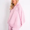 Best Kaiia Bow Embroidered Oversized Hoodie Baby Pink Sculpt & Leisure | Kaiia The Label