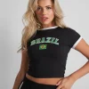 Shop Kaiia Brazil Baby Tee Sculpt & Leisure | Kaiia The Label