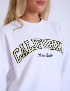 Clearance Kaiia California Oversized Sweatshirt Sculpt & Leisure | Kaiia The Label