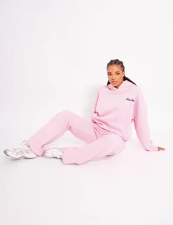 Fashion Kaiia Cherry Bow Graphic Oversized Hoodie Baby Pink & Black Sculpt & Leisure | Kaiia The Label