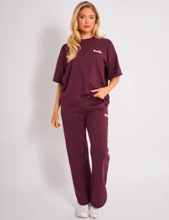 Flash Sale Kaiia Cherry Graphic Oversized T-shirt Plum & Pink Sculpt & Leisure | Kaiia The Label