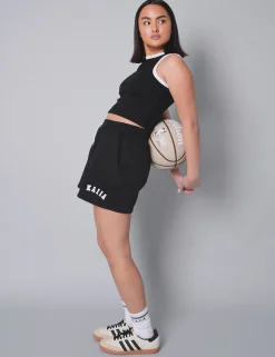 Cheap Kaiia Contrast Binding Vest in Black and White Sculpt & Leisure | Kaiia The Label