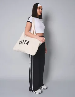 Cheap Kaiia Contrast Stripe Baggy Wide Leg Sweat Pants Black Sculpt & Leisure | Kaiia The Label
