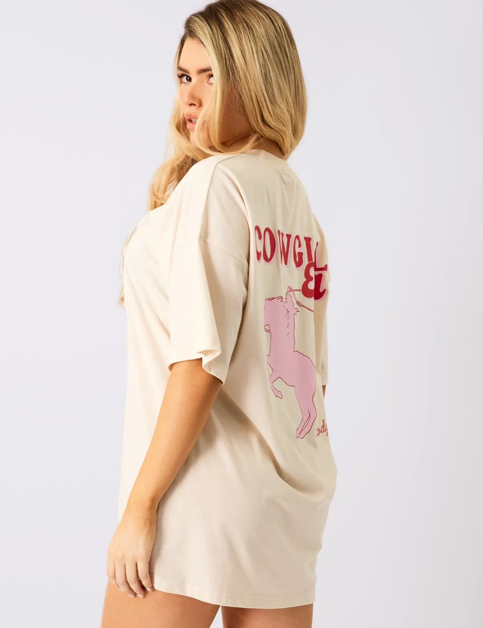 Sale Kaiia Cowgirl Era Oversized T-Shirt Sculpt & Leisure | Kaiia The Label