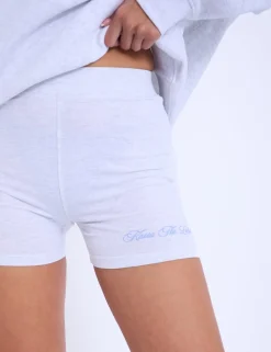 Best Kaiia Cycling Shorts Grey Marl & Blue Sculpt & Leisure | Kaiia The Label
