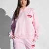 Cheap Kaiia Design Bubble Graphic Hoodie Baby and Red Back In Stock | Sculpt & Leisure