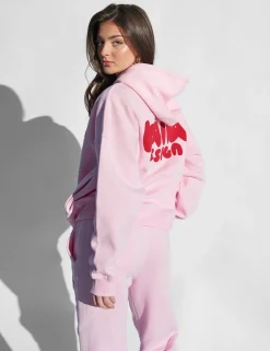 Cheap Kaiia Design Bubble Graphic Hoodie Baby and Red Back In Stock | Sculpt & Leisure