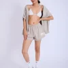 Clearance Kaiia Design Bubble Logo Sweat Shorts Sculpt & Leisure | Kaiia The Label