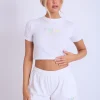 New Kaiia Design Bubble Logo Baby Tee Off White & Rainbow Tracksuits | Tracksuits