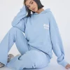 Online Kaiia Design Bubble Logo Oversized Hoodie Baby Blue Sculpt & Leisure | Kaiia The Label