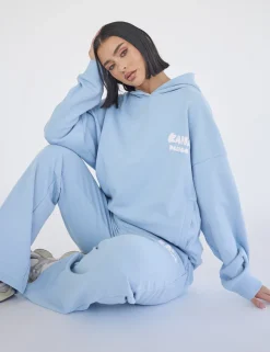 Online Kaiia Design Bubble Logo Oversized Hoodie Baby Blue Sculpt & Leisure | Kaiia The Label