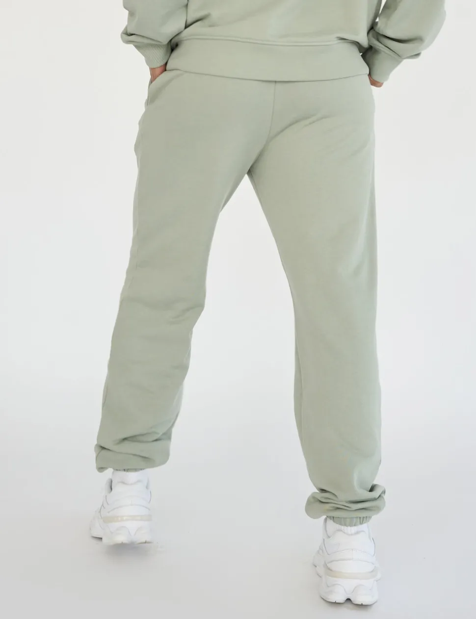Clearance Kaiia Design Bubble Logo Cuffed Joggers Green Sculpt & Leisure | Kaiia The Label