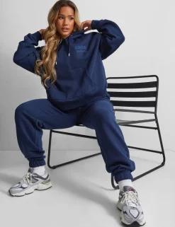 Online Kaiia Design Bubble Logo Oversized Hoodie Navy Sculpt & Leisure | Kaiia The Label