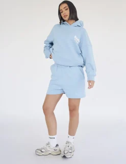 Online Kaiia Design Bubble Logo Oversized Hoodie Baby Blue Sculpt & Leisure | Kaiia The Label