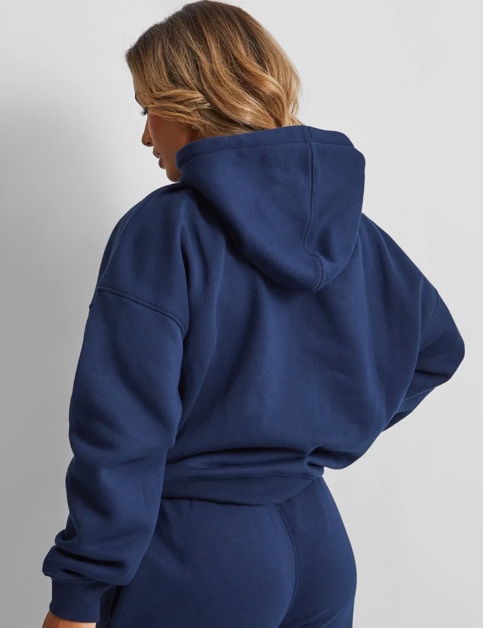 Online Kaiia Design Bubble Logo Oversized Hoodie Navy Sculpt & Leisure | Kaiia The Label