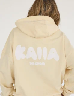Discount Kaiia Design Bubble Logo Oversized Hoodie Lemon Sculpt & Leisure | Kaiia The Label