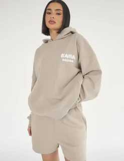 Shop Kaiia Design Bubble Print Oversized Hoodie Sculpt & Leisure | Kaiia The Label