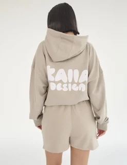 Shop Kaiia Design Bubble Print Oversized Hoodie Sculpt & Leisure | Kaiia The Label
