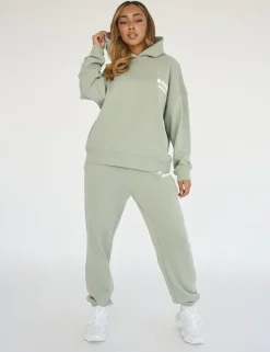 Discount Kaiia Design Bubble Print Oversized Hoodie Green Sculpt & Leisure | Kaiia The Label
