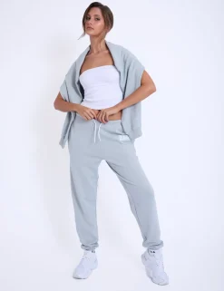 Cheap Kaiia Design Embroidered Bubble Logo Cuffed Joggers Foam Sculpt & Leisure | Kaiia The Label