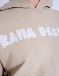 Discount Kaiia Design Embroidered Bubble Logo Oversized Hoodie Light Sculpt & Leisure | Kaiia The Label
