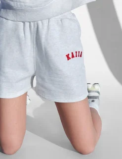 Cheap Kaiia Design Sweat Shorts Light Marl and Red Sculpt & Leisure | Kaiia The Label