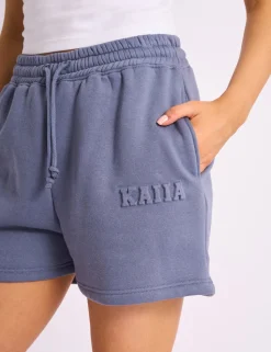 Flash Sale Kaiia Embossed Logo Sweat Shorts Sculpt & Leisure | Kaiia The Label