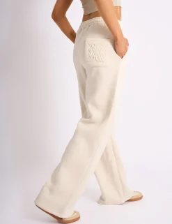 Hot Kaiia Embossed Wide Leg Joggers Sculpt & Leisure | Kaiia The Label