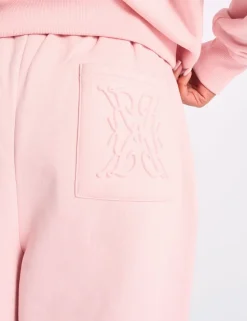Cheap Kaiia Embossed Wide Leg Joggers Pale Pink Sculpt & Leisure | Kaiia The Label