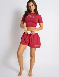 Outlet Kaiia Holly Detail Baby Tee Sculpt & Leisure | Kaiia The Label
