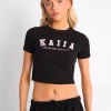 Clearance Kaiia Logo Baby Tee & Pink Sculpt & Leisure | Kaiia The Label