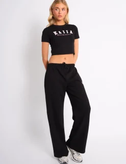 Clearance Kaiia Logo Baby Tee & Pink Sculpt & Leisure | Kaiia The Label