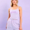 Cheap Kaiia Logo Cami Vest Top Back In Stock | Sculpt & Leisure