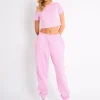 Clearance Kaiia Logo Cuffed Joggers Candy Pink Sculpt & Leisure | Kaiia The Label