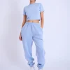 Sale Kaiia Logo Cuffed Joggers Light Sculpt & Leisure | Kaiia The Label