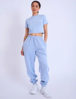 Sale Kaiia Logo Cuffed Joggers Light Sculpt & Leisure | Kaiia The Label