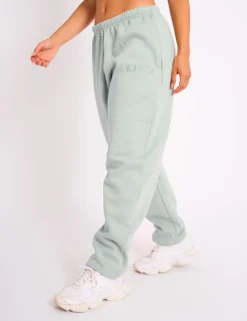 Discount Kaiia Logo Cuffed Joggers Sage Green Sculpt & Leisure | Kaiia The Label