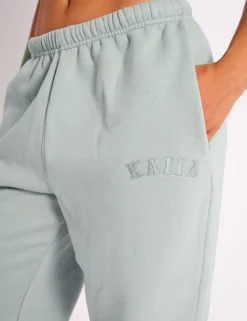 Discount Kaiia Logo Cuffed Joggers Sage Green Sculpt & Leisure | Kaiia The Label