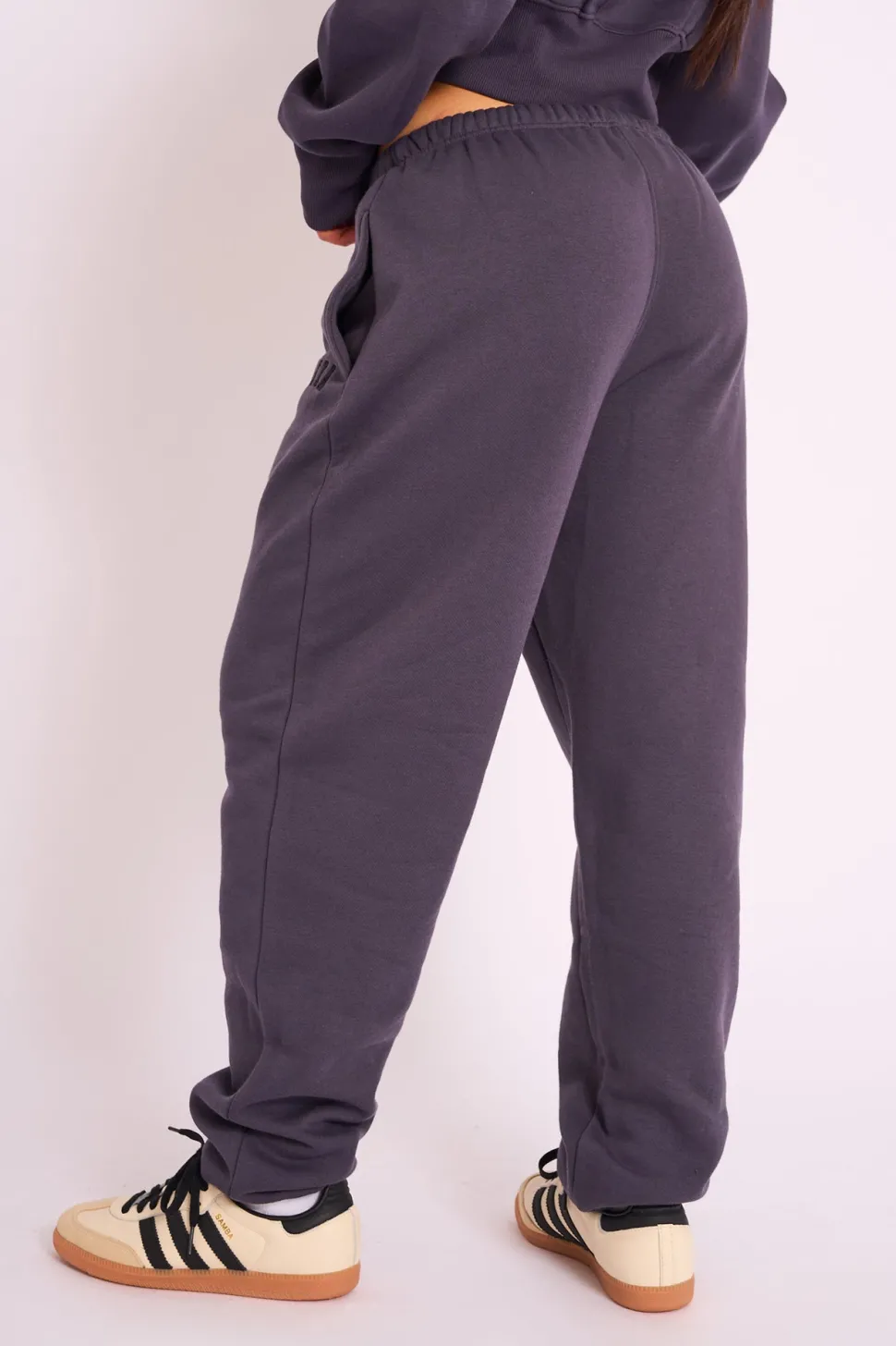 Outlet Kaiia Logo Cuffed Joggers Dark Grey Sculpt & Leisure | Kaiia The Label