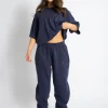 Cheap Kaiia Logo Cuffed Leg Joggers Deep Blue Sculpt & Leisure | Kaiia The Label