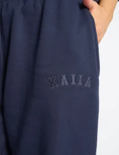 Cheap Kaiia Logo Cuffed Leg Joggers Deep Blue Sculpt & Leisure | Kaiia The Label
