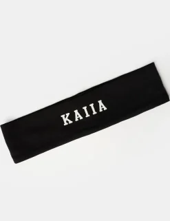 Sale Kaiia Logo Headband Black and White Accessories